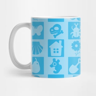 Villager Inventory (Blue) Mug